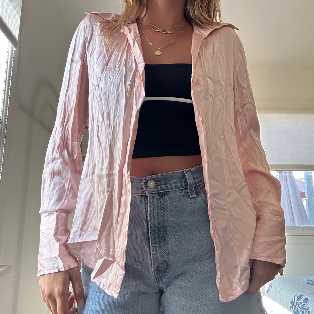 Silk Button Up - image 1